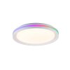 Leuchten-Direkt RIBBON Ceiling Light LED white, 2-light sources, Remote control, Colour changer