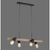 Leuchten-Direkt CANOP Pendant Light Ecru, black, 4-light sources