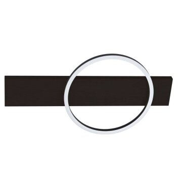 EGLO BOYAL Ceiling Light LED matt nickel, black, 1-light source