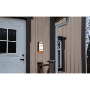 Eglo Z_SOLAR Outdoor Wall Light LED silver, 1-light source, Motion sensor