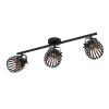 Eglo GIRONA Ceiling Light brass, black, 3-light sources