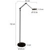 Steinhauer Soleil Floor Lamp LED black, 1-light source