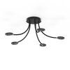 Steinhauer Turound Ceiling Light LED black, 5-light sources