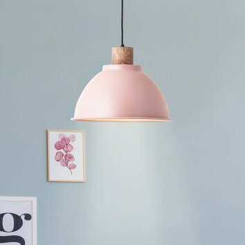 Brilliant Erena Pendant Light pink, 1-light source