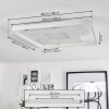 Selim Ceiling Light LED white, 1-light source, Remote control