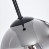 Koyoto  Pendant Light glass 15 cm clear, Smoke-coloured, 1-light source