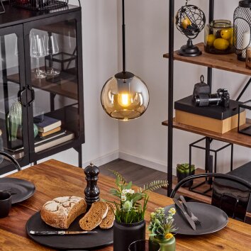 Koyoto  Pendant Light glass 15 cm Amber, 1-light source