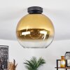 Koyoto  Ceiling Light glass 30 cm gold, clear, 1-light source