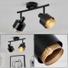 Pegos Ceiling Light black, 2-light sources