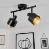 Pegos Ceiling Light black, 2-light sources