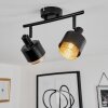 Pegos Ceiling Light black, 2-light sources