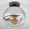 Koyoto  Ceiling Light glass 25 cm clear, Smoke-coloured, 1-light source