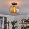 Koyoto  Ceiling Light glass 25 cm Amber, 1-light source