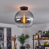 Koyoto  Ceiling Light glass 30 cm clear, Smoke-coloured, 1-light source