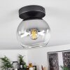 Koyoto  Pendant Light glass 15 cm clear, Smoke-coloured, 1-light source