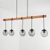 Afurada Pendant Light Ecru, black, 5-light sources