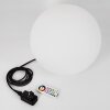 iDual Diana globe light LED matt nickel, 1-light source, Remote control, Colour changer