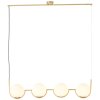 Brilliant Glint Pendant Light gold, 4-light sources