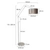 Steinhauer Prestige Chic Floor Lamp brushed steel, 1-light source