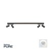 Paul Neuhaus PURE-LINES Ceiling Light LED anthracite, 1-light source, Remote control