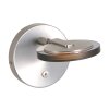 Steinhauer Turound Wall Light LED brushed steel, 1-light source