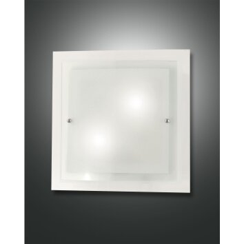 Fabas Luce Naxar Ceiling Light white, 2-light sources