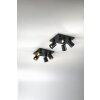 Fabas Luce Modo Ceiling Light black, 4-light sources