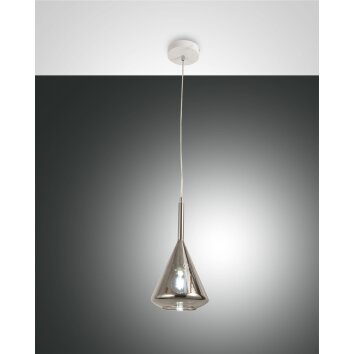 Fabas Luce Tris Pendant Light white, 1-light source