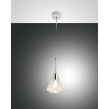 Fabas Luce Tris Pendant Light white, 1-light source