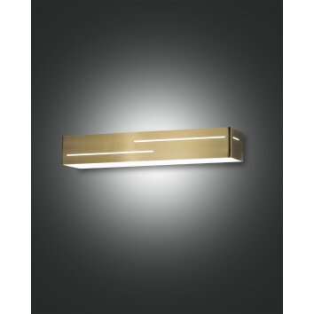 Fabas Luce Banny Wall Light LED brass, 1-light source