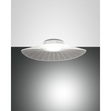 Fabas Luce Vela Ceiling Light LED white, 1-light source