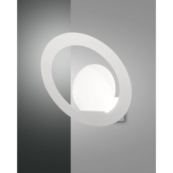 Fabas Luce Hector Wall Light LED white, 1-light source