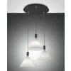 Fabas Luce Vincent Pendant Light black, 3-light sources