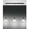 Fabas Luce Vincent Pendant Light black, 3-light sources