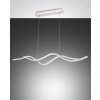 Fabas Luce Sinuo Pendant Light LED white, 2-light sources