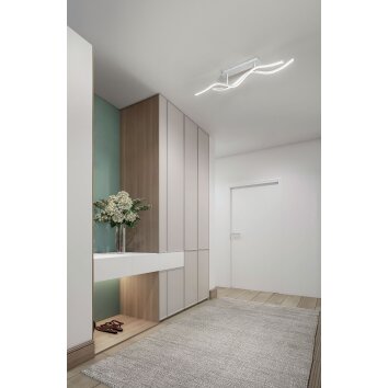 Fabas Luce Sinuo Ceiling Light LED white, 2-light sources