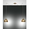 Fabas Luce Glow Pendant Light brass, 2-light sources