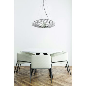 Fabas Luce Homa Pendant Light black, 1-light source