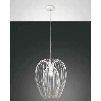 Fabas Luce Camp Pendant Light white, 1-light source