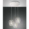 Fabas Luce Camp Pendant Light white, 3-light sources
