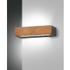 Fabas Luce Hazel Wall Light LED Dark wood, black, 1-light source
