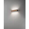Fabas Luce Hazel Wall Light LED Dark wood, black, 1-light source