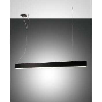 Fabas Luce Next Pendant Light LED black, 2-light sources