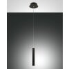 Fabas Luce Prado Pendant Light LED black, 1-light source