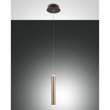Fabas Luce Prado Pendant Light LED gold, black, 1-light source