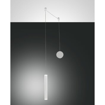 Fabas Luce Prado Pendant Light LED white, 1-light source