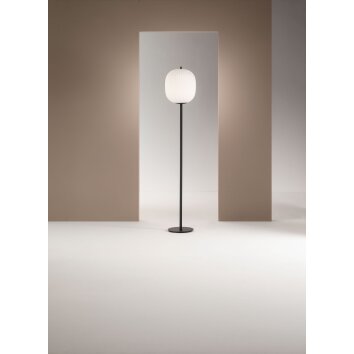 Fabas Luce Domizia Floor Lamp black, 1-light source