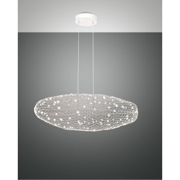 Fabas Luce Sumter Pendant Light LED white, 1-light source