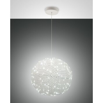 Fabas Luce Sumter Pendant Light LED white, 1-light source