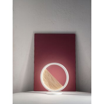 Fabas Luce Pierre Table lamp LED Ecru, white, 1-light source